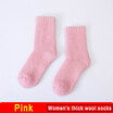 1 Pair Women Thicken Thermal Wool Cashmere Warm Casual Socks Winter Crew Socks