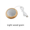 NeillieN USB heating coasterNew Wood Portable USB Electric Cup Warmer coffee warming coaster thermal coaster creative coaster