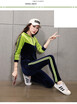 The new autumnwinter 2018 fashion hipster leisure suit Korean version sports suit two-piece golden fleece sport suit female