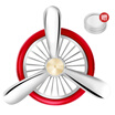 IROOTS Ai Sisi Creative Car Perfume Car Perfume Essential Oil Car Air Conditioning Ventilation Aromatherapy Decoration Car Perfume Clip In addition to odor Golden Jiangnan