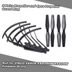 2 Pairs Propeller&4pcs Propeller Guard Ring for VISUO XS809 XS809HW XS809W