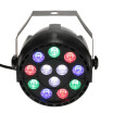 15W DMX-512 RGB LED High Power Stage PAR Light Lighting Strobe Professional 8 Channel Party Disco Show