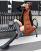2018 autumn&winter new Korean style vertical collar casual fashion warm mocha badminton down cotton vest female vest
