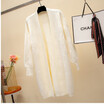 2018 autumn&winter womens wear new Korean version of fashionable cardigan sweater loose knitted jacket womens long