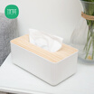 Youfen simple bamboo wooden tissue box creative living room bedroom paper towel pumping paper tray desktop rectangular small storage box