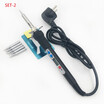 New Solder Iron LCD Digital Display Adjustable Temperature Electric Soldering Iron 220V Welding Rework Repair Tools EU Plug New Solder Iron LCD Digital Display Adjustable Temperature Electric Soldering Iron 220V Welding Rework Repair Tools EU Plug