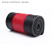Car Steering Wheel Cover Auto Interior Accessory Genuine Leather with hole Braid With Needle Thread Fashionable for most of cars
