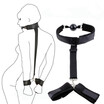 bondage set womens erotic sexy lingerie handcuffs for sex games toys for adults gag of BDSM