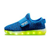 Children Shoes With Light Boys And Girls Casual LED Shoes Kids LED Light Up USB 7 Colors Kids air mesh Shoes 25-37