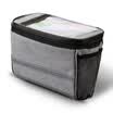 Bolsa delantera de la bicicleta Bicicleta Ciclismo Soporte para teléfono Bolsa de bicicleta Frente Pannier MTB Bicicleta de carretera Bolsa de manillar de bicicleta de cercanías Bolsa de enfriador de bicicleta