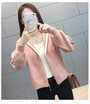 2018 autumn wear new womens sweater cardigan Korean version of long-sleeved sweater womens solid color long - length coat