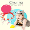 Fashion Baby Kids Jewelry Silver Color Filled Lovely Smooth Jingle Bells Charm Bracelet Bangle Friendship