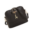 Fashion Women Plaid Pattern Small Deer Pendant Shell Shoulder Handbag