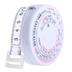 150cm Body Tape Mass Index Retractable Measurement Tape Body Accurate Calculator Diet Weight Loss