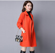 The 2018 autumn dress new womens knitted cardigan womens long style overcoat show thin spring&autumn big sweater coat