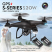 SJ RC S20W1080PGPS FPV Adjustable 1080P HD Camera Wide Angle RTF Double GPS Positioning Altitude Hold Drone W Two Batteries