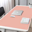Ling charm double-sided two-color mouse pad large desk pad desk desk pad desktop waterproof mouse pad pink wood purple