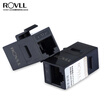 Rover ROVLL network cable connector RJ45 network cable connector extender 6 class Gigabit network module cable crystal head straight through the module RVCAT60802