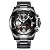 Cadisen Watch Men Sport Chronograph Clock Quartz Wristwatch Business Waterproof Watch Men