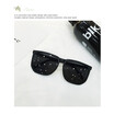 Retro big box black frame sunglasses right GD William Chan sunglasses red glasses men&women