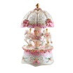 Carousel Music Box Luxury Color Change Flashing LED Light Luminous Rotating 3-Horse Carousels Horse Melody Music Box Valentines