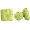 Yoursfs Square Silk Knot Cufflinks Silk Cufflinks for Men Knot Cufflinks Giftbox Included