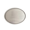 New Antique Brushed Silver Plated Classic Oval Blank Belt Buckle Custom Belt Buckle