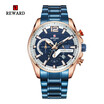 REWARD 63080 Men Waterproof Quartz Watch Calendar Chronograph