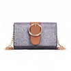 NovelTeez 2018 new Korean version of the tide sequins wild small square bag fashion chain shoulder slung handbag