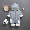 2108 New Baby rompers Overalls Clothes Winter Boy Girl Garment Thicken Warm Pure Cotton Outerwear coat jacket kids Snow Wear