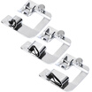 3Pcs Wide Foot Set Hemmer Adjustable Rolled Hem Snap-On Presser For Domestic Sewing Machine Parts Household Patchwork Crochet ace