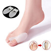 1 Pair2 Pcs Silicone Gel Bunion Splint Big Toe Separator Overlapping Spreader Protection Corrector Hallux Valgus Foot Massager