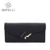 BAFELLI 2017 women money clips genuine leather long pures black wallet high quality purse cow leather wallet women wallet