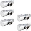 Submarine Submarine angle valve 5 sets of hot&cold water universal ceramic spool 4-point triangular valve octuple valve