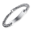 Top Quality 316L Stainless Steel Couples Lovers Link Chain Bracelet Never Fade Punk Style Bangle Unisex wristband