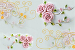 Custom 3d mural European style sculpture rose 3D stereo TV background wallpaper bedroom living room sofa mural wallpaper