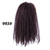 18" Marly Hair Crochet Braids 30 Roots Bug Marley Braiding Hair Synthetic Bulk Hair Extension Low Temperture Fiber Rated 50