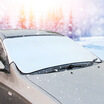 Interesting line car pearl cotton sun visor block 150x80cm external front windshield sun visor cover solar shading snow block