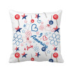 USA Candy Flower Star Love Heart Word Square Throw Pillow Insert Cushion Cover Home Sofa Decor Gift