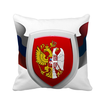 Serbia National Emblem Country Square Throw Pillow Insert Cushion Cover Home Sofa Decor Gift