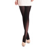 Langsha stockings female spring&autumn through velvet pantyhose 80D sexy Siamese socks three pairs of loaded black two skin a uniform