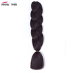 Ishow 24inch Synthetic Braiding Hair Pure Color HighTemperature KanekalonJumbo Braid Hair Extensions Crochet Yaki Texture 1pc100g