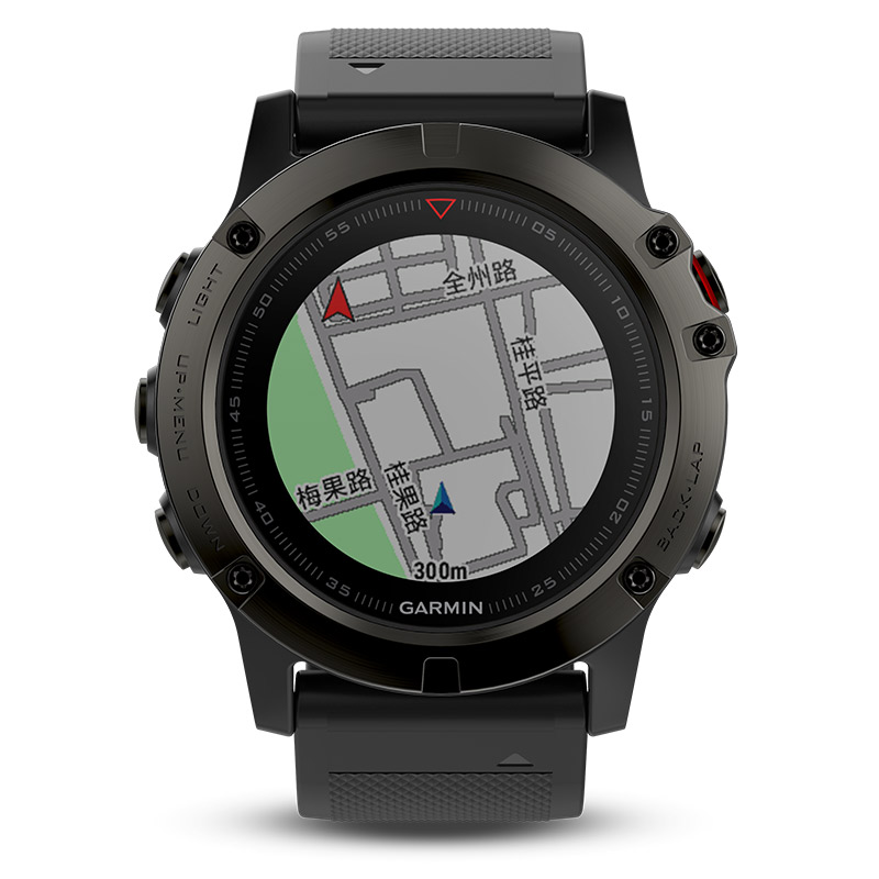 Garmin fenix5X Fei Nai 5X Chinese sapphire glass mirror GPS multifunctional Beidou Samsung positioning map navigation mountaineering running smart sports watch swimming outdoor watch optical heart rate DLC version