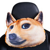 Antarctic nanJiren car headrest 3D cartoon headrest animal interior neck pillow neck pillow pad big eyelid