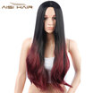 AISI HAIR Long Hairstyles For Women 30 Brown Ombre Wig Synthetic Hair 5 Colors Available