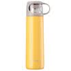 opus double stainless steel vacuum flask men&women student cup 530ml food grade 304 stainless steel mango yellow