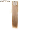 22" Silky Straight 15 Colors Synthetic Hair Ribbon Drawstring Ponytail Pieces Extension