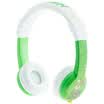 BUDDYPHONES MOOMIN Cute Anime Kids Earphones Folding Headband Microphone Learn English Protect Listening Kids Birthday Gift Green
