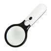 Ao Shengda high magnification optical handheld magnifier with lamp 100MM10 times HD old man reading maintenance identification 8572-2