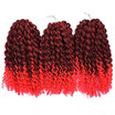 8 inch Ombre Marlybob Crochet Braids 3pcspack Afro Kinky Twist Hair 90gpack Synthetic Crochet Hair Extensions